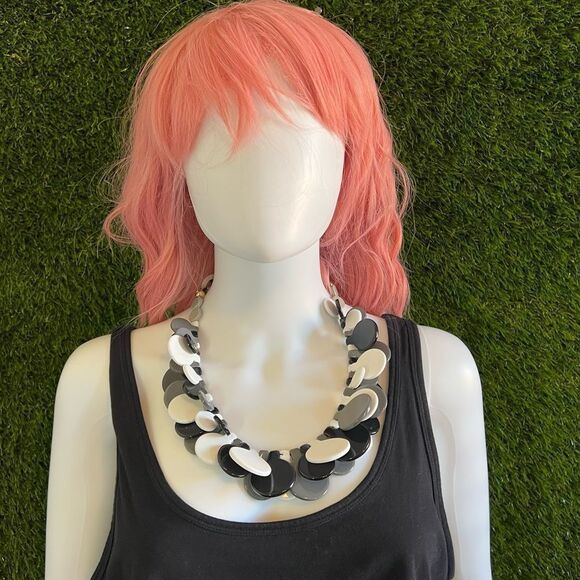 Vintage Artsy Mod Statement Necklace - Picture 1 of 7